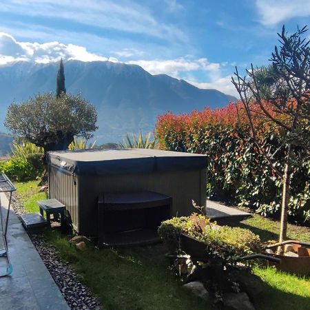 Magic Garden With Jacuzzi-Pool And Luxury Lake Como View Lenno Extérieur photo