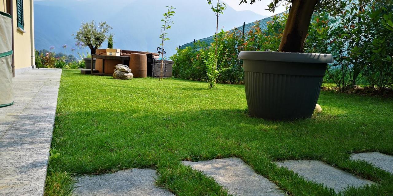 Magic Garden With Jacuzzi-Pool And Luxury Lake Como View Lenno Extérieur photo